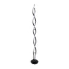 Black Twist Floor Lamp Living Room Light Integrated LED Standard Standing Light