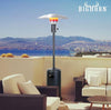 Outdoor Patio Heater By Bighorn Propane Gas Outdoor Heater Standing Wheels 8.8KW