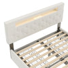 STORAGE UPHOLSTERED BED FRAME 4FT6 DOUBLE WITH CHARGING PORT & LIGHT & SPEAKER