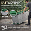 Outdoor Garden Storage Chest Cushion Box Waterproof 290L Waterproof Chest Shed