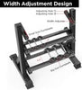 Adjustable 3-Tier 1100LBS Dumbbell Rack Heavy Duty Weight Rack Storage Shelf Gym