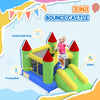 Bouncy Castle with Slide Inflatable Jumper Castle Moonwalk Slide w/ Blower