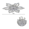 Ceiling Fan Light LED 3-Color Dimmable Chandelier Lamp W/ Bluetooth APP Control