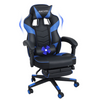Ergonomic Computer Gaming Chair Office Recliner Massage Lumbar Support Blue Home