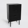 OHS Ribbed Bedside Table Cabinet 3/4/5/6 Draw Nightstand Side Board