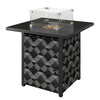 Square Propane Gas Fire Pit Table,12 KW Firepit Outdoor Patio Heater