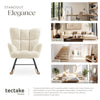 Relax Rocking Chair Armchair Nursery Nursing Seat Wooden Runners Thick Padding