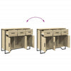 Sideboard Sonoma Oak 97x32.5x74.5 Engineered Wood T9Z2