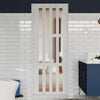 Internal Bi Folding Concertina Accordion Door PVC Sliding Divider Doors Bathroom
