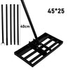 Lawn Leveling Rake 100cm x 25cm Level Lawn Tool with 79" Steel Extended Handle