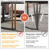 Glossy Round Nesting Coffee Table Set 2 Scratch Resistant Marble Side End Tables