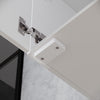 White 200cm High Gloss TV Stand Storage Cabinet Cupboard Unit with RGB LED Light