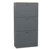 Modern Vida Designs 2 3 4 Drawer Shoe Cabinet Shelf Hallway Storage Space Unit