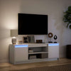 TV Cabinet with White 139.5x34x50 Engineered Wood Q8V9
