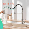 360° Monobloc Kitchen Sink Mixer Tap with Pull Out Hose Spray Single Lever UK