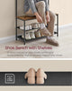 Rustic Coat Rack with Shoe Storage – Hall Tree Coat Stand with Bench & Hooks