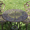 Cast Aluminium "Blossom" Bronze Two Seater Bistro Set