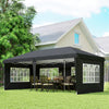 3 x 6m Heavy Duty Gazebo Marquee Party Tent with Storage Bag Grey