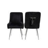 Set of 2 Marco Dining Chairs Brushed Velvet