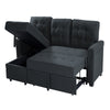 3 Seater Sofa Bed Corner Couch Sectional Settee Sleep Reversible Storage Chaise