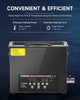 CREWORKS 6L Ultrasonic Cleaner Machine w Digital Timer Stainless Steel Basket