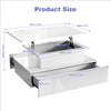 High Gloss LED Coffee Table With Hidden Storage Lift Top & 2 Drawers Furniture