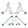 12x FRONT LOWER SUSPENSION WISHBONE TRACK CONTROL ARMS KIT FOR VOLVO S60 V70 MK2