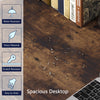 Writing Computer Desk, 140CM Home Office Executive Desk with Z-Shaped Metal Leg