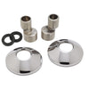 Chrome Traditional Cross Handle Bath Filler Mixer Taps Shower Wall Mounted