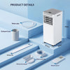 Portable Air Conditioner 7000 BTU, 6-in-1 Air Conditioning Unit Sleep Mode Timer