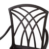 Vintage Dining Set Cast Aluminium Furniture Outdoor Garden Patio 4 Chairs Table