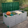 Outdoor Garden Storage Chest Cushion Box Waterproof 290L Waterproof Chest Shed