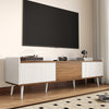 Modern TV Unit TV Stand Cabinet with Storage Media Units for Living Room White