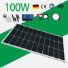 100W Watt Solar Panel Kit Mono for Off Grid RV Caravan Boat Shed Trailer Van UK