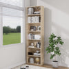 7 Tier Bookcase with Shelving Unit for Storage Bookshelf Living Room Office