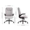 Office Chair Padded High Back Swivel with Height Adjustable Executive Game Grey
