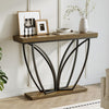 105cm Industrial Console Table, Narrow Long Sofa Table for Hallway, Entrance