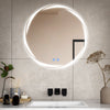 LED Bathroom Mirror with 3 Mode Lights Demister Illuminate Touch Sensor Anti-fog