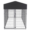 Outdoor Large Dog Kennel Pet House Puppy Training Run Cage PlayPen w/ Shed Cover