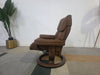 Stressless Ruby Classic Warm Brown Batick Leather Recliner Chair RRP £2099