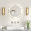 LED Bathroom Mirror Lights Touch Sensor Illuminated Demister Wall 600*600mm