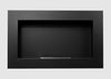 Hanging bio fireplace 650x400 black structural matt