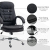 VINSETTO High Back Executive Office Chair Swivel Computer Desk Seat Cushioned