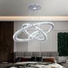 Modern Crystal Chandelier LED Pendant Lights Living Room Bedroom Ceiling Light