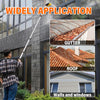 20FT Telescopic Lance Extendable Pressure Washer Wand Pole 4000PSI w/ 5 Nozzles