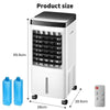 10L Portable Cooler Air Cooler Unit Fan Humidifier With Remote Control UK
