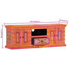TV Cabinet 110x30x40 Solid Wood A8C4
