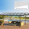 14 Pieces Twin-Wall Greenhouse Polycarbonate Sheets, 121 x 61 x 0.4cm