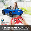 BMW i4 Licensed 12V Kids Electric Ride-On Car w/ Remote Control - Blue