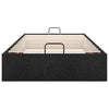 Ottoman Bed Frame without Mattress Black Single Fabric